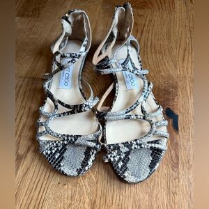 Jimmy Choo. Sutri Sandal. Pebble. Size 36.